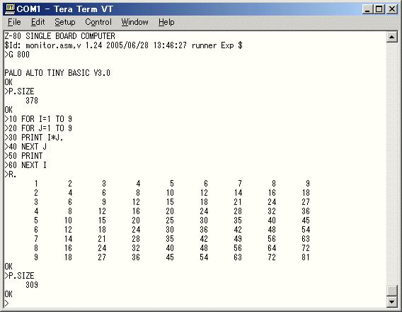 PALO ALTO TINY BASIC